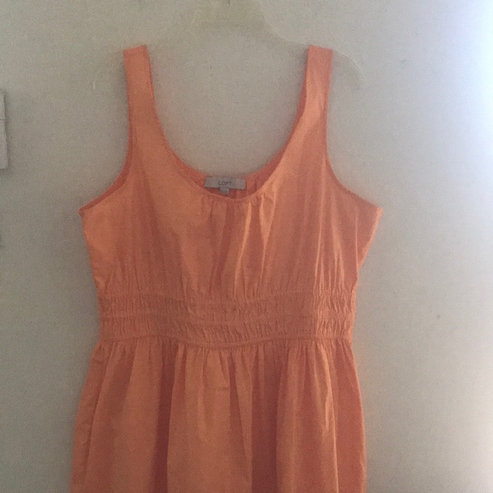 Orange Sleeveless Dress